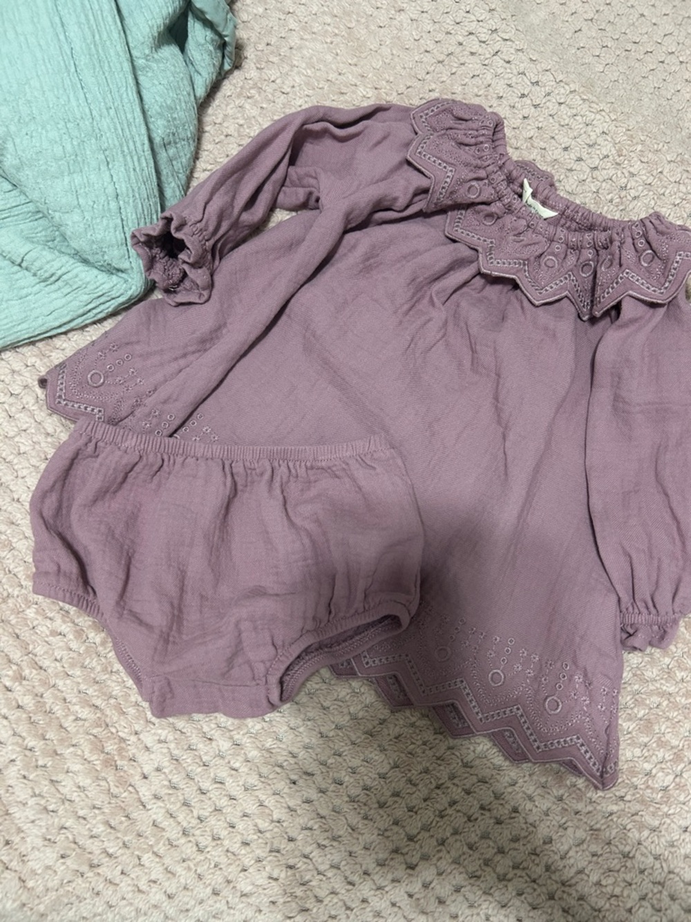 Rylee + Cru babydoll dress 3-6 months